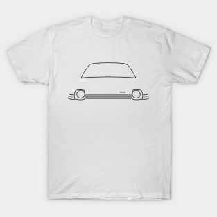 AMC Pacer 1970s American classic car black outline graphic T-Shirt